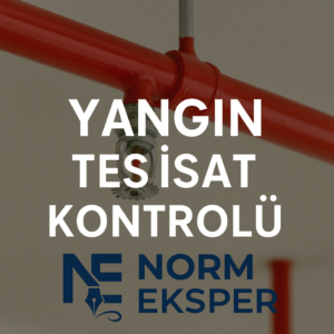 Yangın tesisatı ve sprinkler kontrolünü temsil eden Norm Eksper görseli
